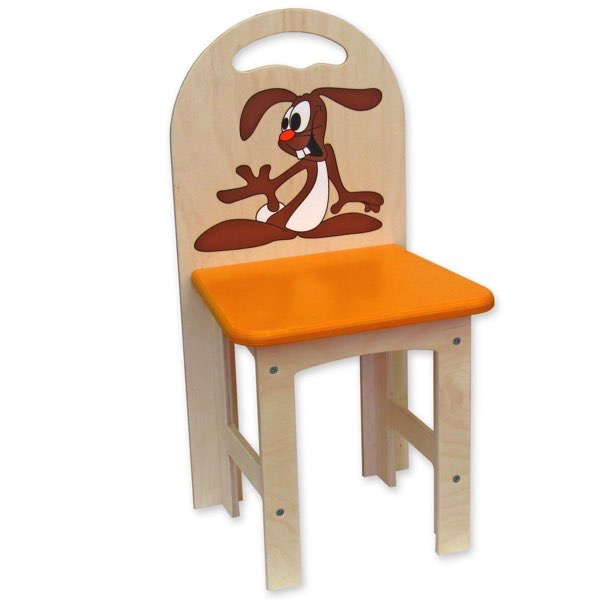 židlička překližka zajíc 1